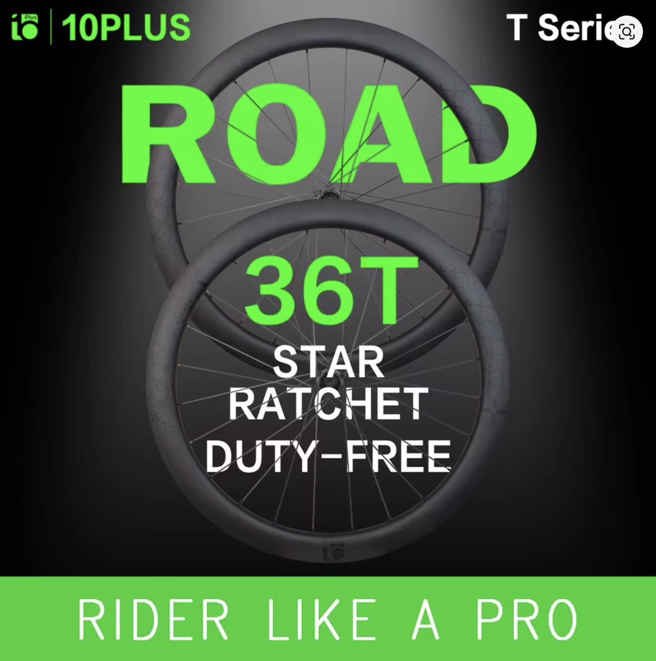 10PLUS T-Series Carbon Wheelset
