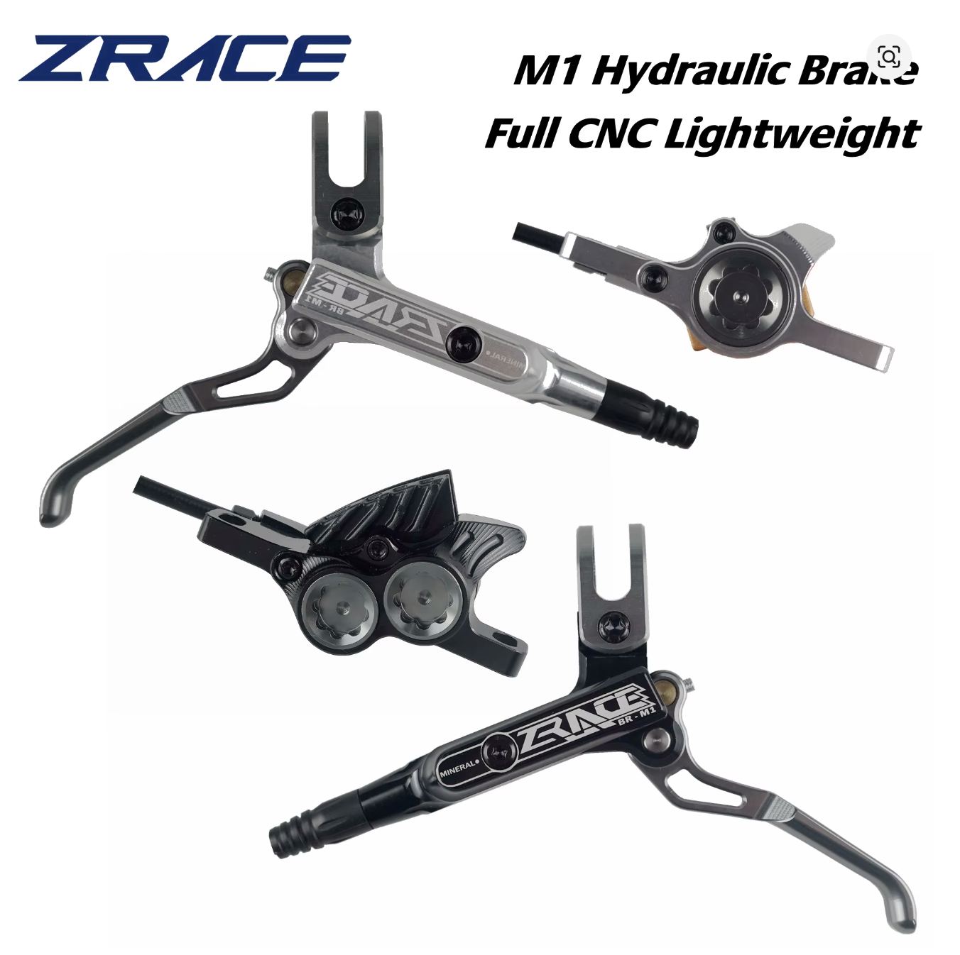 ZRACE M1 X4 Hydraulic Disc Brake Set